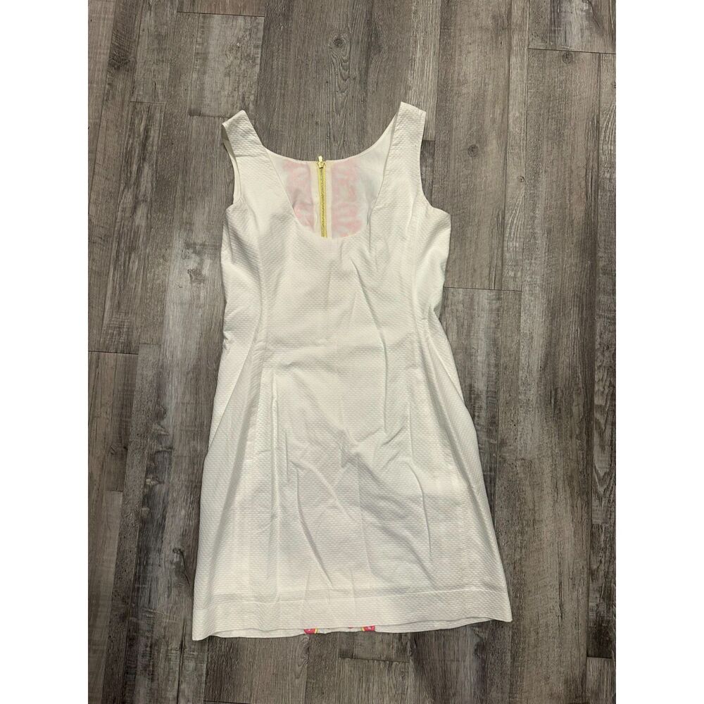 Lilly Pulitzer White Kolby Embroidered Shift Dress - Picture 6 of 6